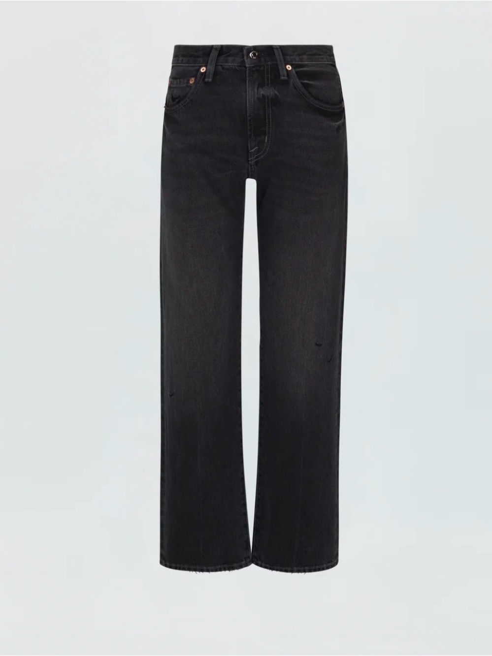Pistola Black Women's Straight-Leg Jeans